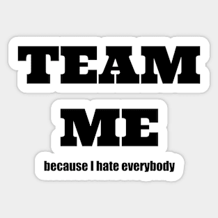 Team Me Sticker